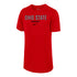 Youth Ohio State Buckeyes Ice Hockey Scarlet Short Sleeve T-Shirt - Front View