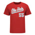 Ohio State Buckeyes Baseball #55 Hank Thomas Student Athlete T-Shirt in Scarlet - Front View