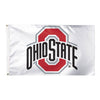 Ohio State Buckeyes 3' x 5' Logo Deluxe White Flag