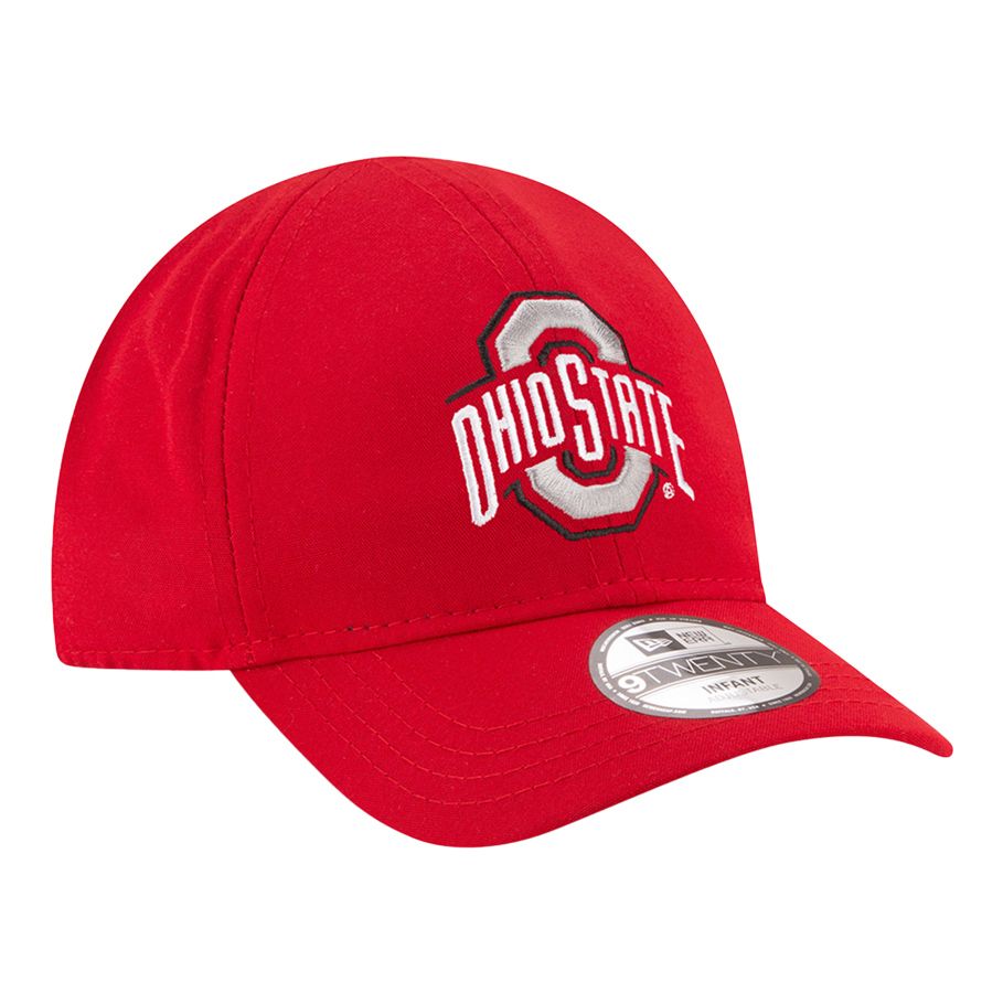 Toddler New Era White Ohio State Buckeyes Cutie 9FORTY Flex Hat