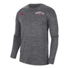 Ohio State Buckeyes Nike Velocity Game Black Long Sleeve T-Shirt - Front View