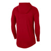 Ohio State Buckeyes Nike Dri-FIT Hoodie Scarlet Long Sleeve T-Shirt - Back View