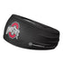 Ohio State Buckeyes Primary Performance Headband in Black - Front/Side View