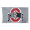 Ohio State Buckeyes 3' x 5' Logo Deluxe Gray Flag