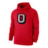 Ohio State Buckeyes Nike Vault O Club Fleece Scarlet Hoodie