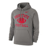 Ohio State Buckeyes Nike Football Club Fleece Gray Hood