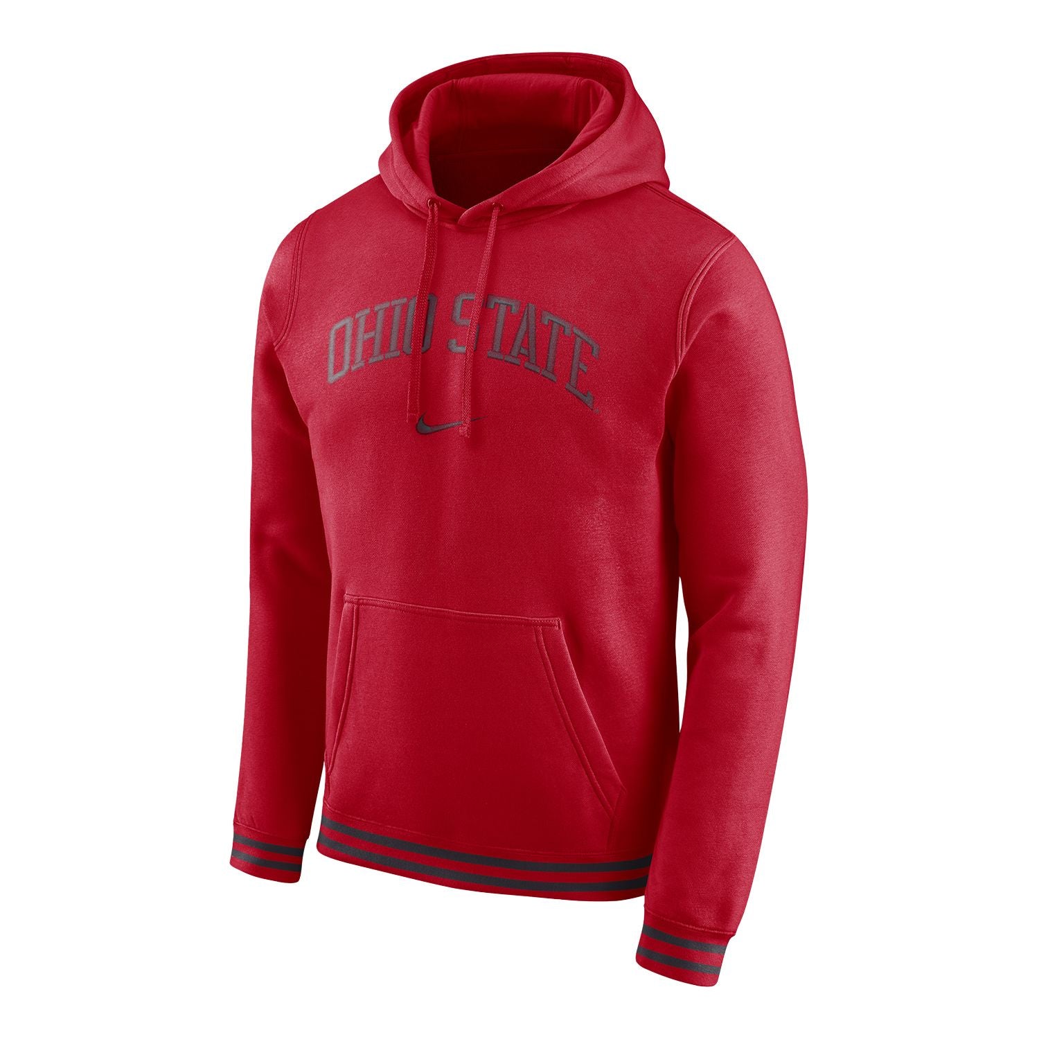 Ohio State Buckeyes Nike Basketball Retro Fleece Hood - Front View