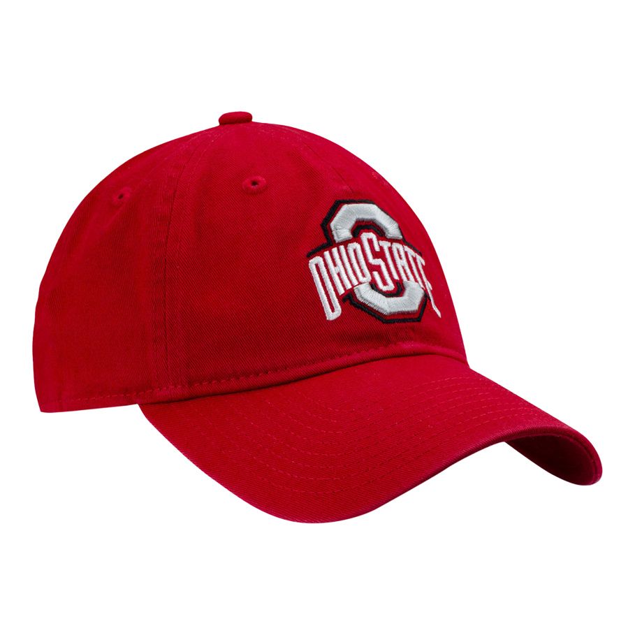 Ohio State Buckeyes Core Classic Scarlet Adjustable Hat - Angled Right View