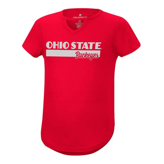 Girls Ohio State Buckeyes Dolores T-Shirt - Front View