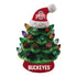Ohio State Buckeyes 4" LED Christmas Tree Ornament - Front View