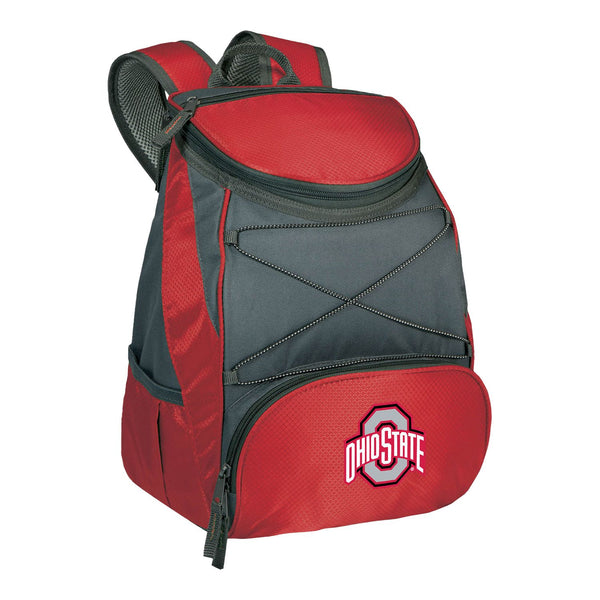 Ohio State Buckeyes Scarlet Backpack Cooler - Front View