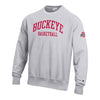 Ohio State Buckeyes Champion Basketball Gray Crew Neck Sweatshirt
