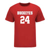 Ohio State Buckeyes Men's Lacrosse Student Athlete #24 Connor Mitchell T-Shirt