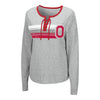 Ladies Ohio State Buckeyes Wexner Lace Up Long Sleeve T-Shirt
