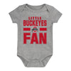 Newborn Ohio State Buckeyes Little Fan Onesie