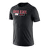 Ohio State Buckeyes Ice Hockey Black Dri-FIT Legend T-Shirt - Front View