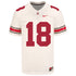 Ohio State Buckeyes Nike #18 Marvin Harrison Jr. Student Athlete White Football Jersey - In White - Front View