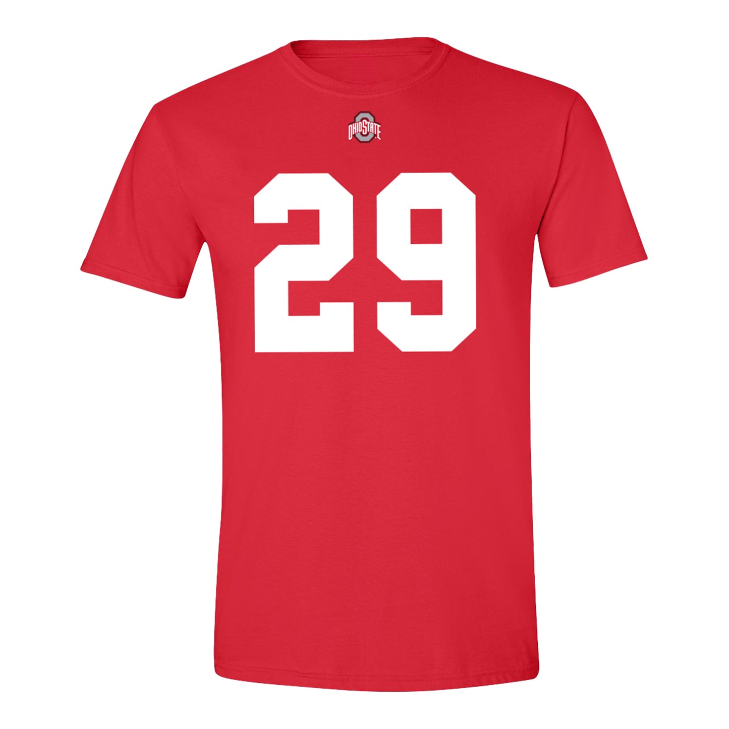 Ohio State Buckeyes #29 Deshawn Stewart Student Athlete Football T-Shirt - Front
