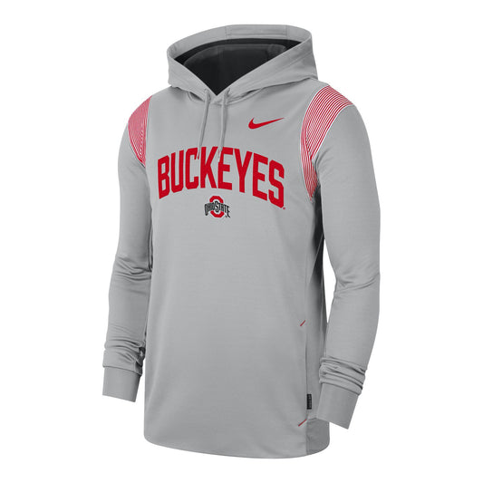 Ohio State Buckeyes Nike Game Authentic Gray Hoodie