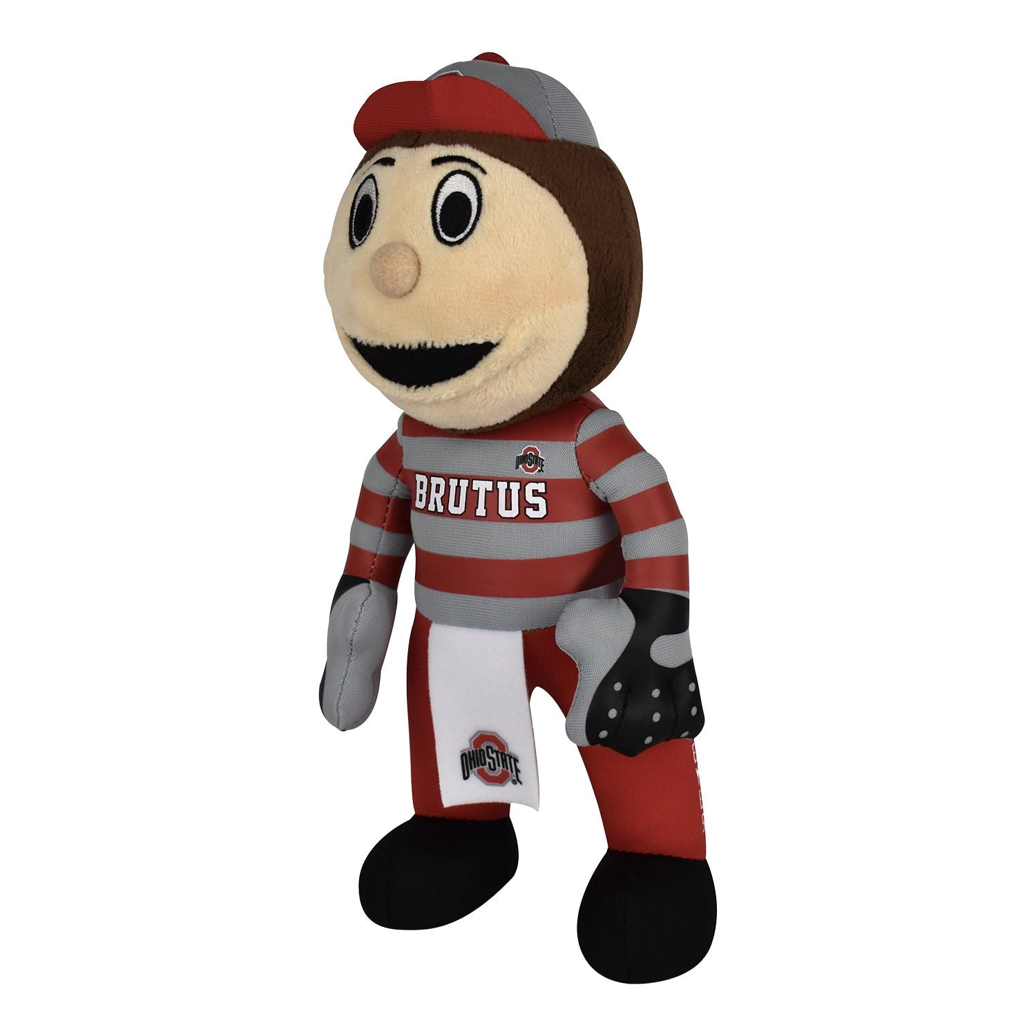 Ohio State Buckeyes Brutus 10" Plush - Angled Left View