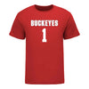 Ohio State Buckeyes Men's Lacrosse Student Athlete #1 Skylar Wahlund T-Shirt