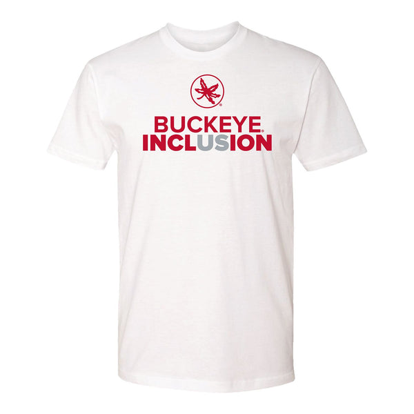 Ohio State Buckeyes Inclusion White T-Shirt - Front View