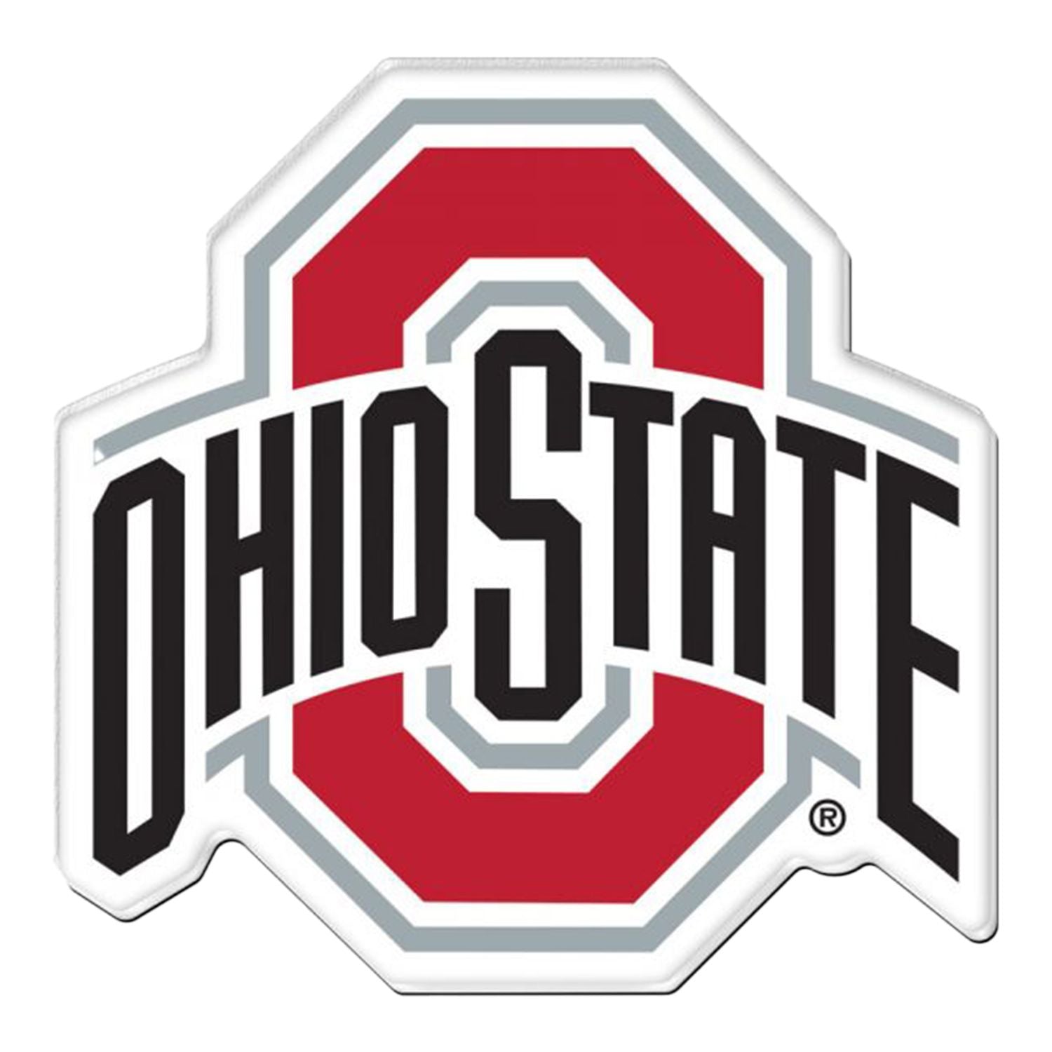 Ohio State Buckeyes HD Primary Magnet - Front View