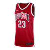 Ohio State Buckeyes Lebron James Jersey - In Scarlet - Front View