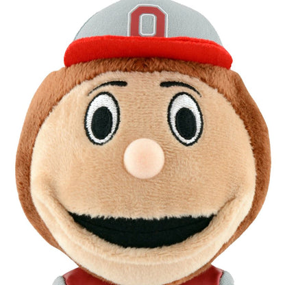 Ohio State Buckeyes Brutus 10" Plush - Close-up of Face View