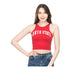 Ladies Ohio State Buckeyes First Down Tank Top - In Scarlet - Front View
