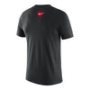 Ohio State Buckeyes Nike Basketball Team Issue T-Shirt in Black - Back View