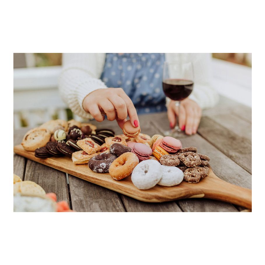 Ohio State Buckeyes Artisan Charcuterie Board - Being Used View