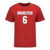 Ohio State Buckeyes Men's Lacrosse Student Athlete #6 Scott White T-Shirt