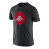 Ohio State Buckeyes Nike Basketball Team Issue T-Shirt in Black - Front View