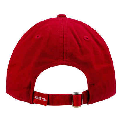 Ohio State Buckeyes Core Classic Scarlet Adjustable Hat - Back View