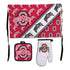 Ohio State Barbeque Tailgate Set in Scarlet and White - Front View