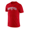 Ohio State Buckeyes Nike Game Authentic Velocity Scarlet T-Shirt