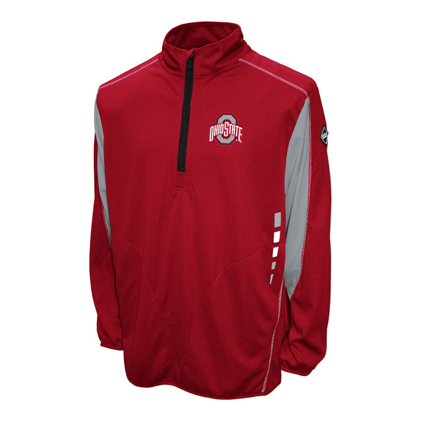 Ohio State Buckeyes Thermatec 1/4 Zip Pullover Jacket - Front View