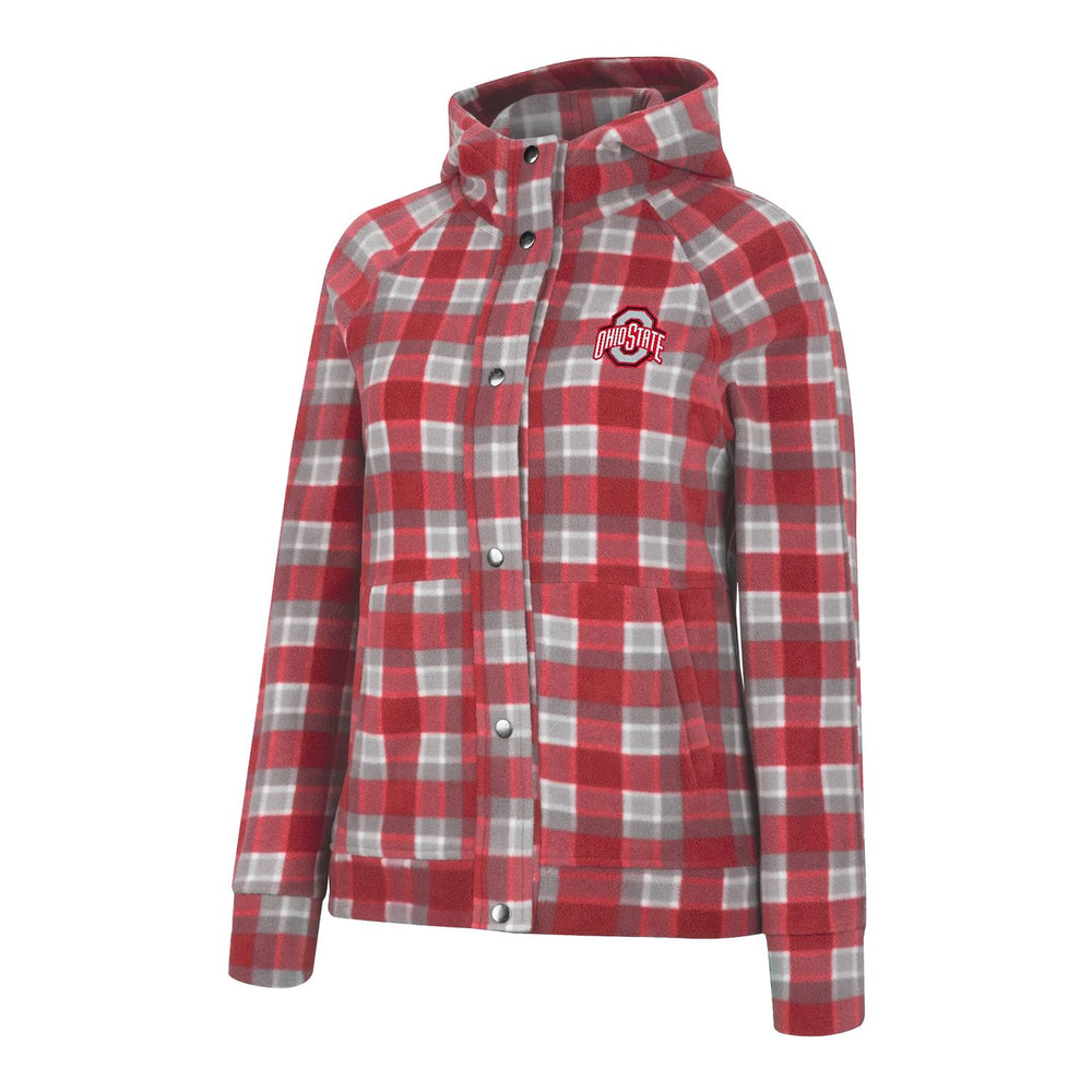 Ohio State Buckeyes Camo Flannel Shirt, S