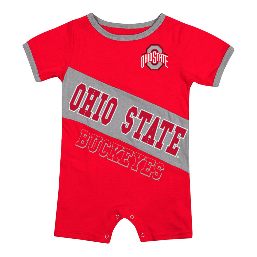 Infant Ohio State Buckeyes 2-Pack Girls Creeper Touchdown Set / 18 Months