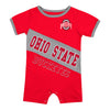 Infant Ohio State Buckeyes Short Sleeve Teddy - Front View