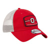 Ohio State Buckeyes Established Mesh Back Scarlet Adjustable Hat - Angled Right View