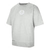 Ohio State Buckeyes Nike Dri-FIT Cutoff Sleeve Fleece Gray Crewneck Sweatshirt - Front View
