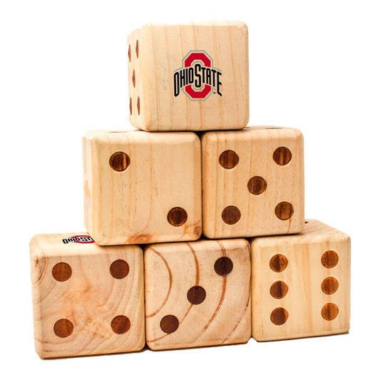 Ohio State Buckeyes Yard Dice - Multiple Angle View