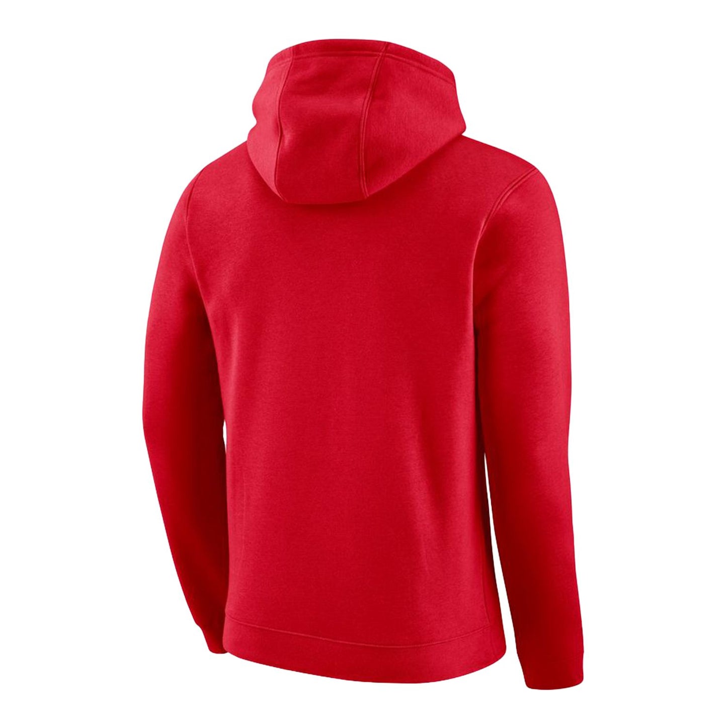 Ohio State Buckeyes Nike Arch Logo Club Fleece Scarlet Hoodie - Back View