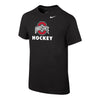 Youth Ohio State Buckeyes Ice Hockey Black T-Shirt