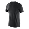 Ohio State Buckeyes Nike Futura Swoosh Black T-Shirt in Black - Back View