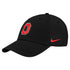 Ohio State Buckeyes Nike L91 Block O Structured Adjustable Hat in Black - Left Side View