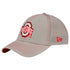 Ohio State Buckeyes Primary Logo Neo 39Thirty Flex Hat in Gray - Left Side View