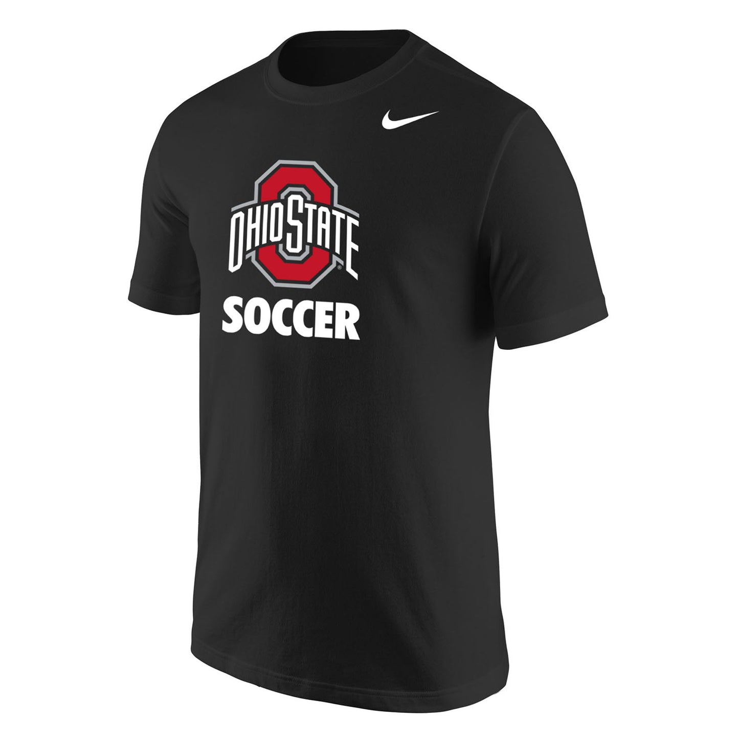 Ohio State Buckeyes Nike Soccer Athletic Mark T-Shirt in Black - Front View